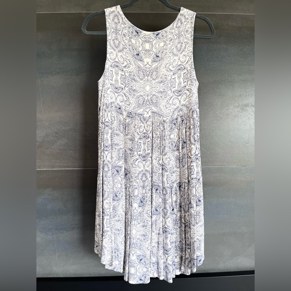 ETHEREAL Flare Asymmetrical Knot Front Mini Dress - Picture 2 of 6